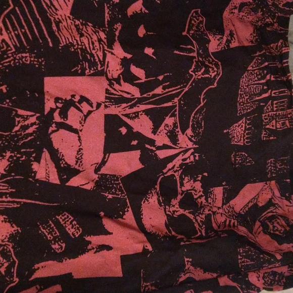 Future Monster's Pretty in Pink Dracula Castle print button up shirt XXL slim - Picture 6 of 8